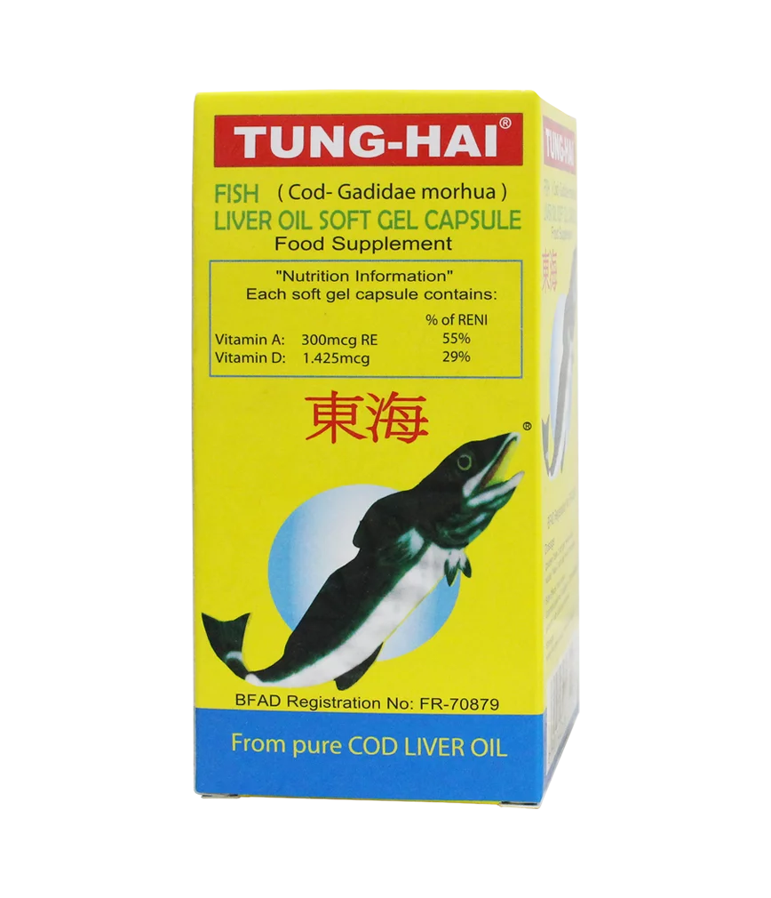 TUNGHAI Fish (Gadidae morhua) Liver Oil Soft Gel Capsule 500's price